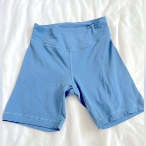 LuLuLemon Blue Biker Shorts